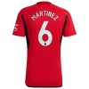 Virallinen Fanipaita Manchester United Martinez 6 Kotipelipaita 2023-24 - Miesten
